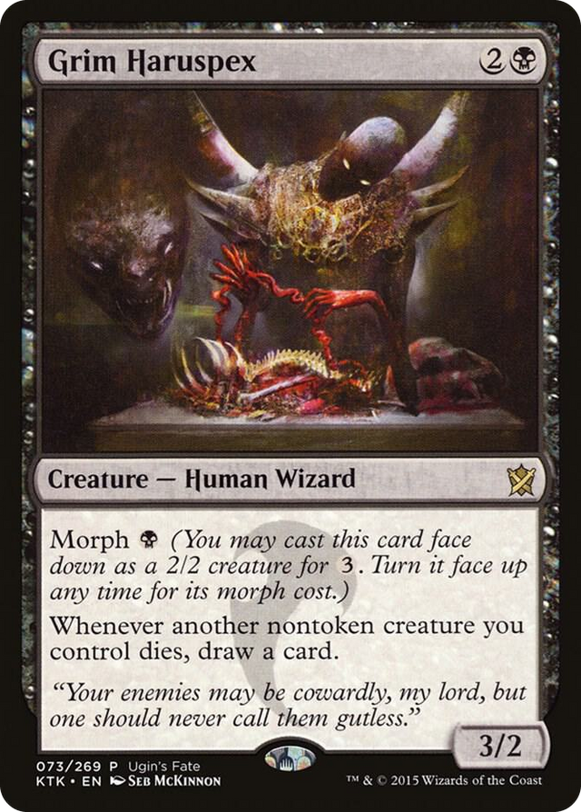 0073 Grim Haruspex P Ugin's Fate Promos