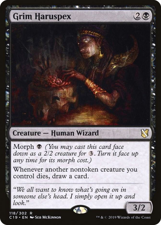 0118 Grim Haruspex R Commander 2019