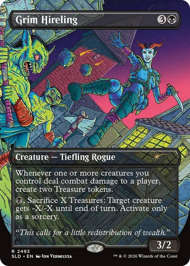 2493 Grim Hireling R Secret Lair Drop Series