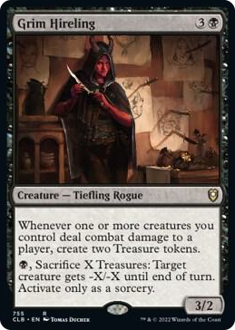 0755 Grim Hireling R Commander Legends: Battle for Baldur's Gate