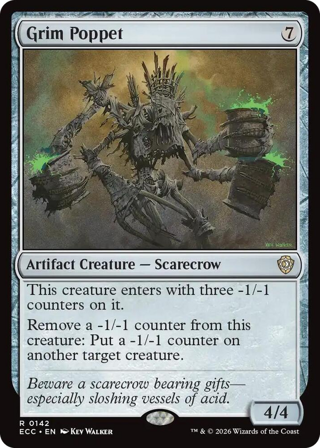 0142 Grim Poppet R Commander: Lorwyn Eclipsed