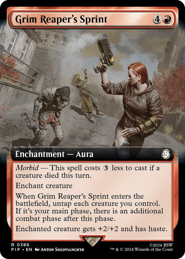 0386 Grim Reaper's Sprint (Extended Art) R Universes Beyond: Fallout