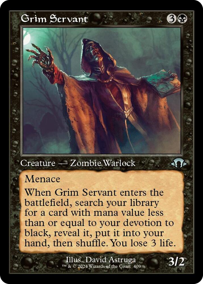 0409 Grim Servant (Retro Frame) U Modern Horizons 3
