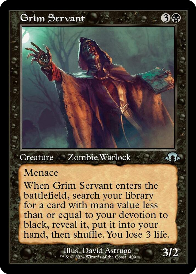 0409 Grim Servant (Retro Frame) U Modern Horizons 3