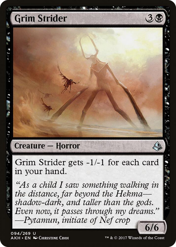 Grim Strider #94 U - Amonkhet Pokemon card