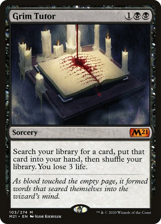 0103 Grim Tutor M Core Set 2021