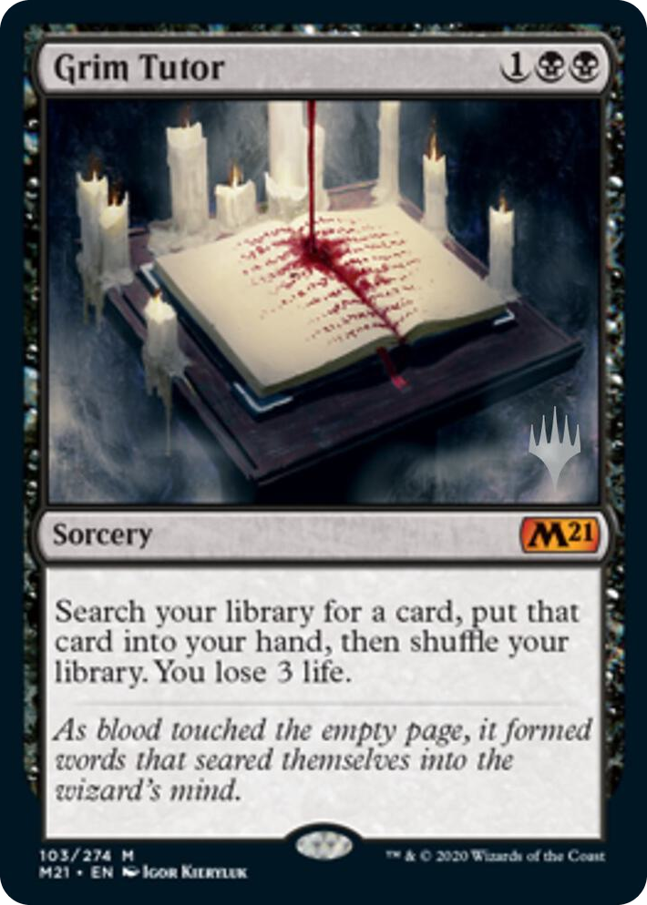 0103 Grim Tutor M Promo Pack: Core Set 2021
