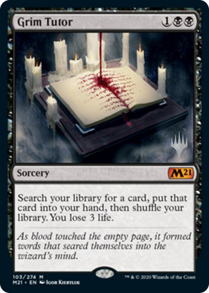 0103 Grim Tutor M Promo Pack: Core Set 2021