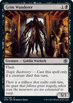 0107 Grim Wanderer U Adventures in the Forgotten Realms