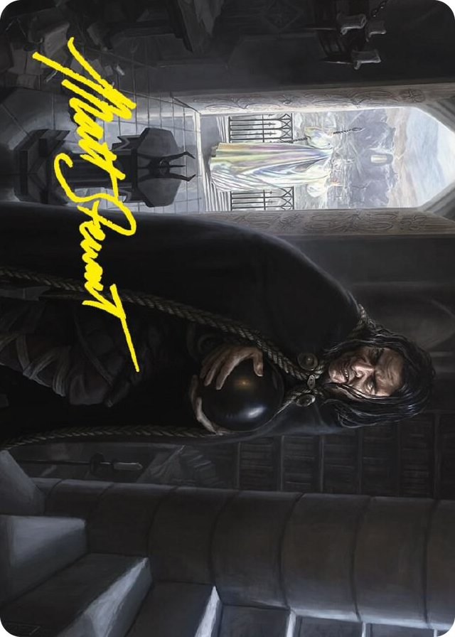 0063 Grima, Saruman's Footman Art Card (Gold-Stamped Signature) S Art Series: Universes Beyond: The Lord of the Rings: Tales of Middle-earth