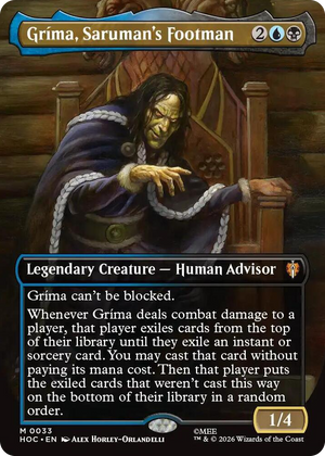 0033 Grima, Saruman's Footman (Borderless) M The Hobbit: Eternal-Legal
