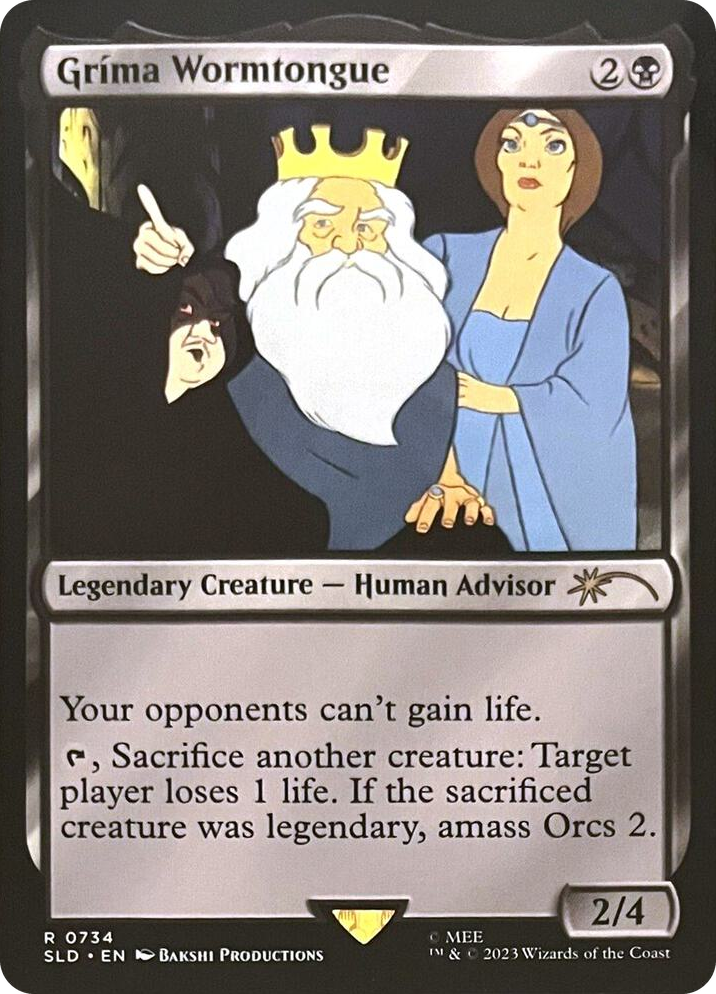 0734 Grima Wormtongue R Secret Lair Drop Series