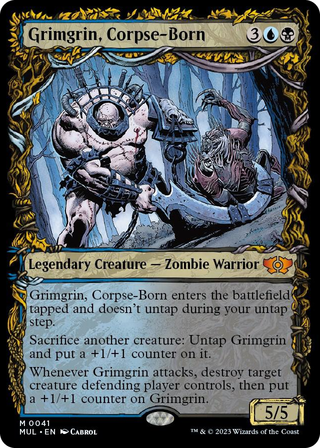 0041 Grimgrin, Corpse-Born M March of the Machine: Multiverse Legends