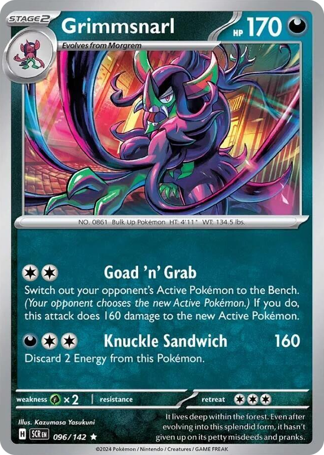 0096 Grimmsnarl - 096/142 (Non-Holo) Rare Deck Exclusives
