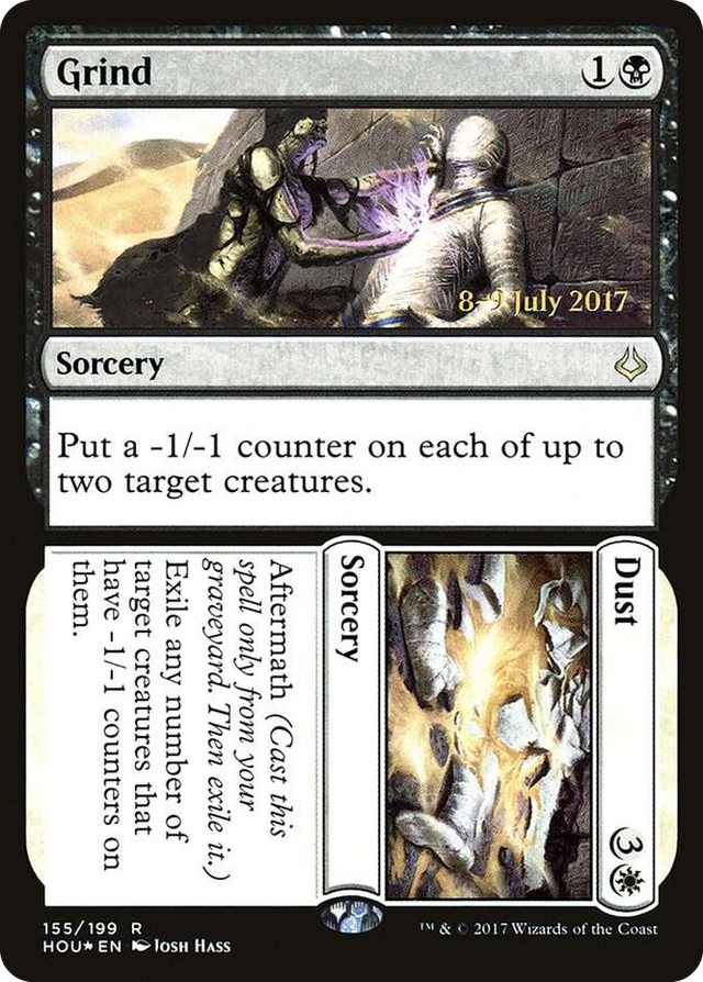 0155 Grind // Dust R Prerelease Cards