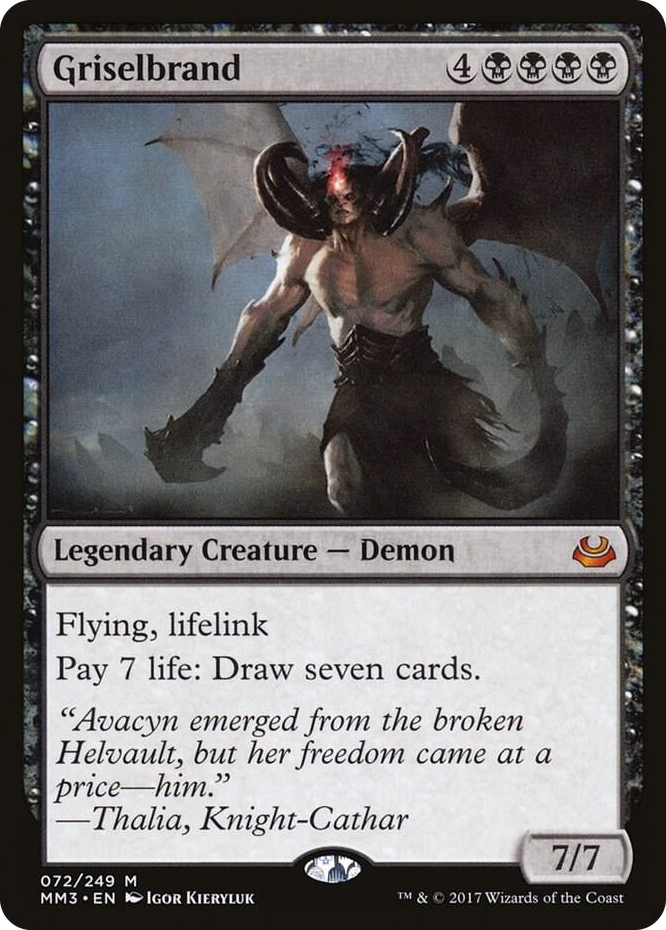 Griselbrand #72 M - Modern Masters 2017 Pokemon card