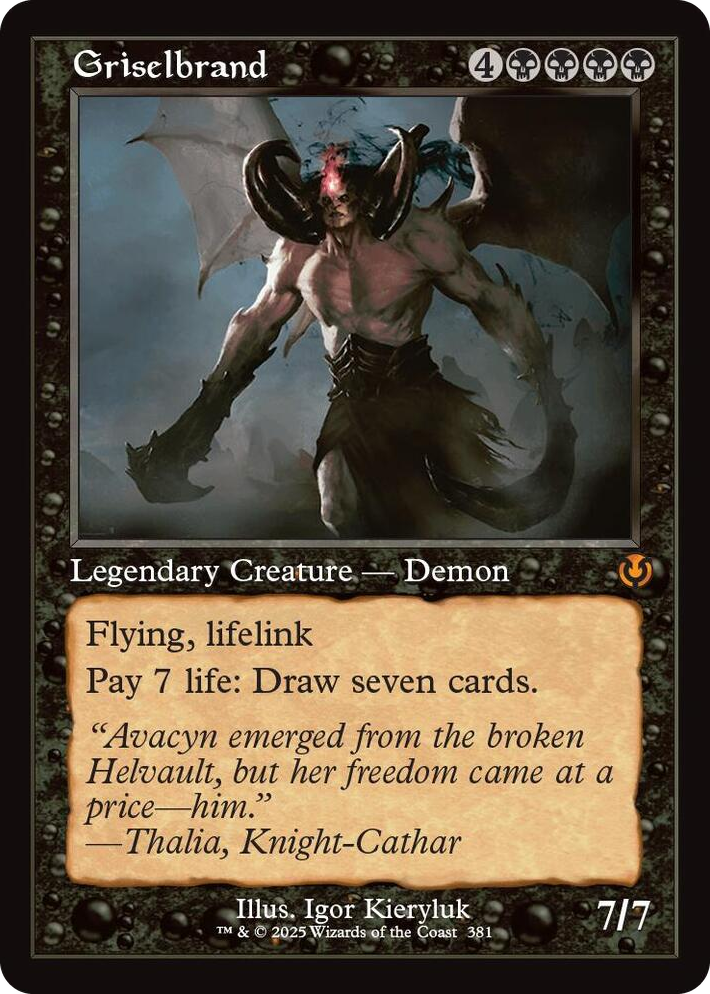 0381 Griselbrand (Retro Frame) M Innistrad Remastered