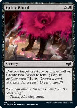 0116 Grisly Ritual C Innistrad: Crimson Vow