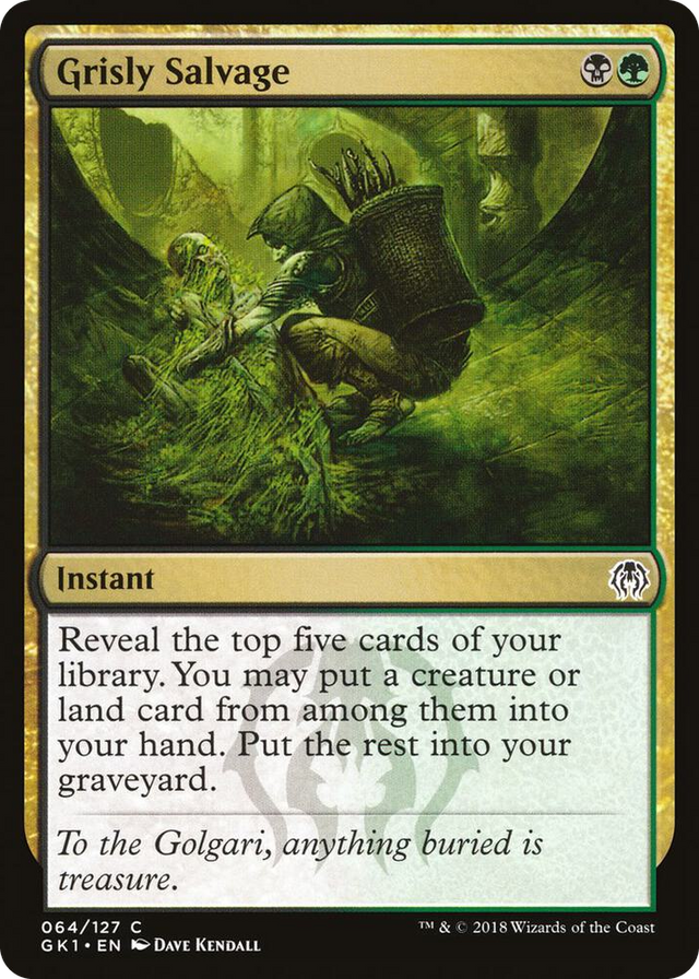 0064 Grisly Salvage C Guilds of Ravnica: Guild Kits