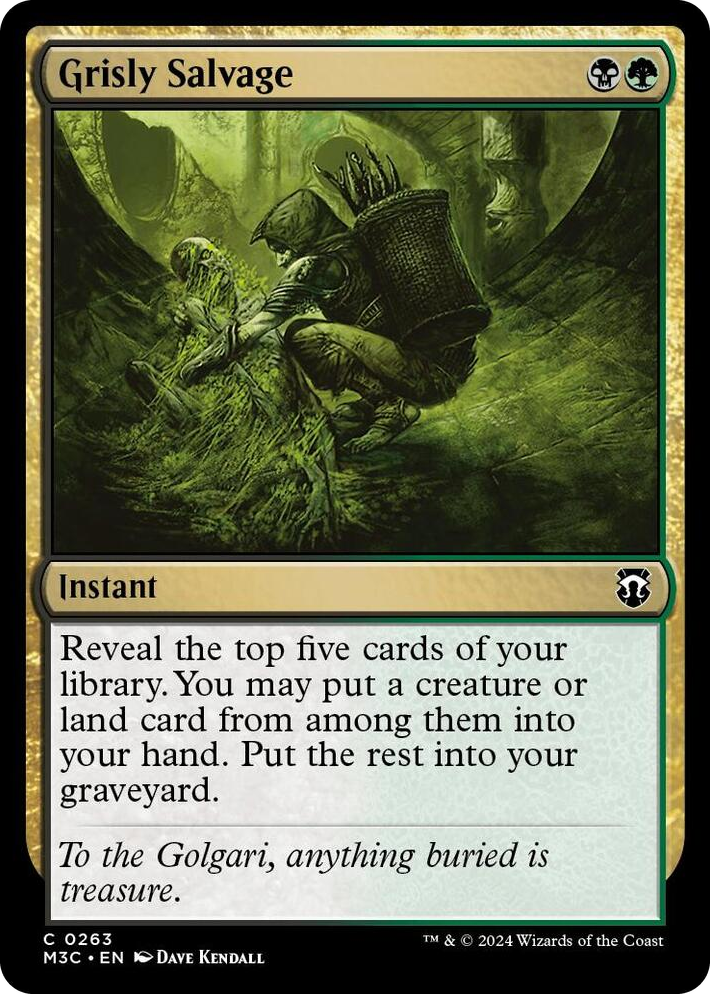 0263 Grisly Salvage C Commander: Modern Horizons 3