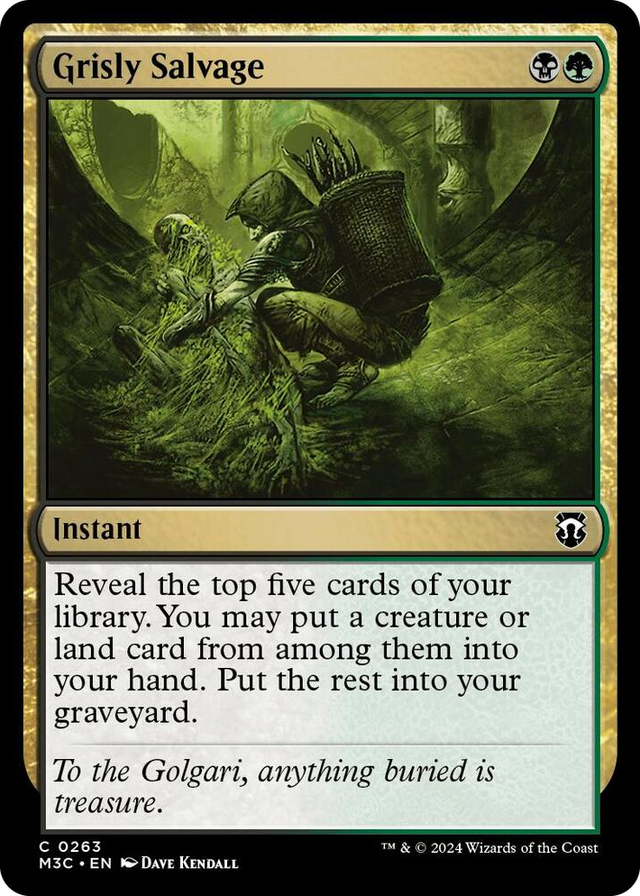 0263 Grisly Salvage C Commander: Modern Horizons 3