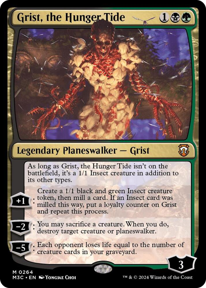 0264 Grist, the Hunger Tide (Ripple Foil) M Commander: Modern Horizons 3