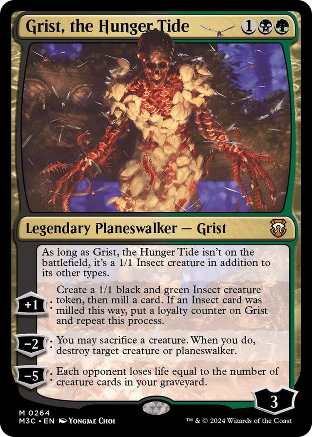 0264 Grist, the Hunger Tide (Ripple Foil) M Commander: Modern Horizons 3