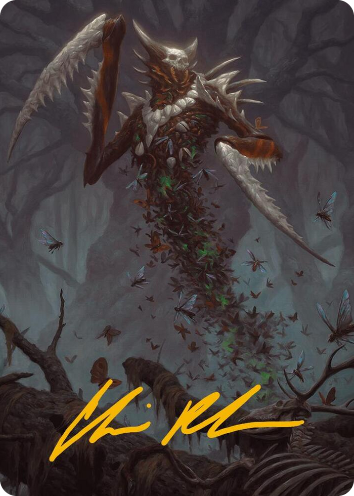 Grist, the Plague Swarm Art Card (Gold-Stamped Signature) #18 S - Art Series: Modern Horizons 3 Pokemon card