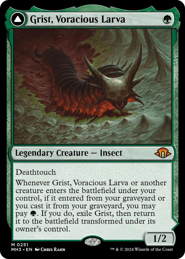0251 Grist, Voracious Larva M Modern Horizons 3