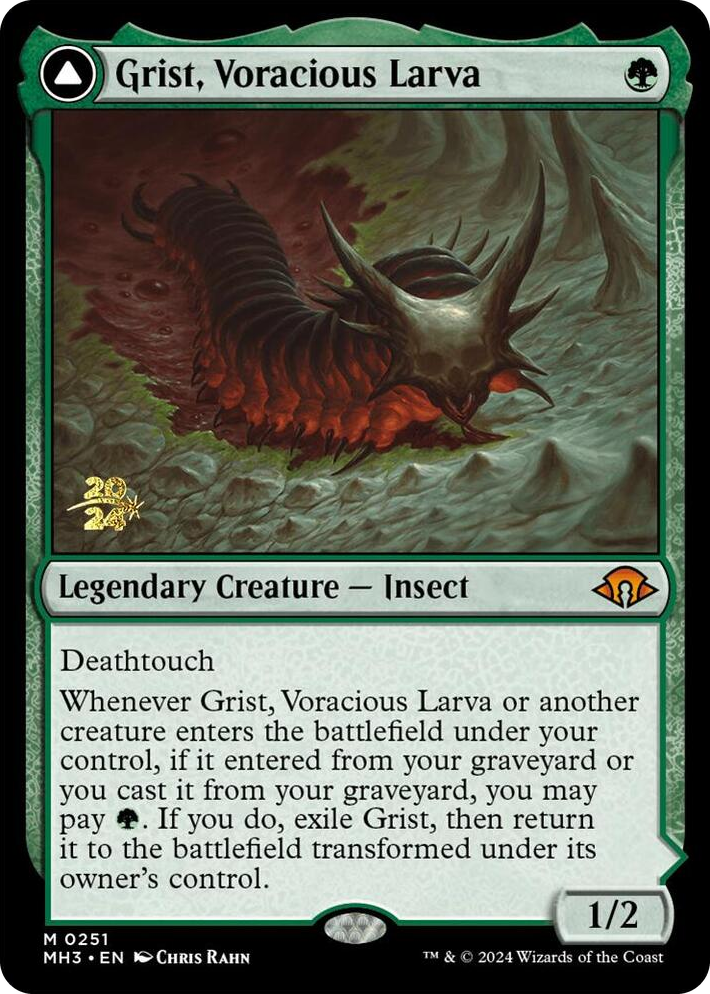 0251 Grist, Voracious Larva M Prerelease Cards