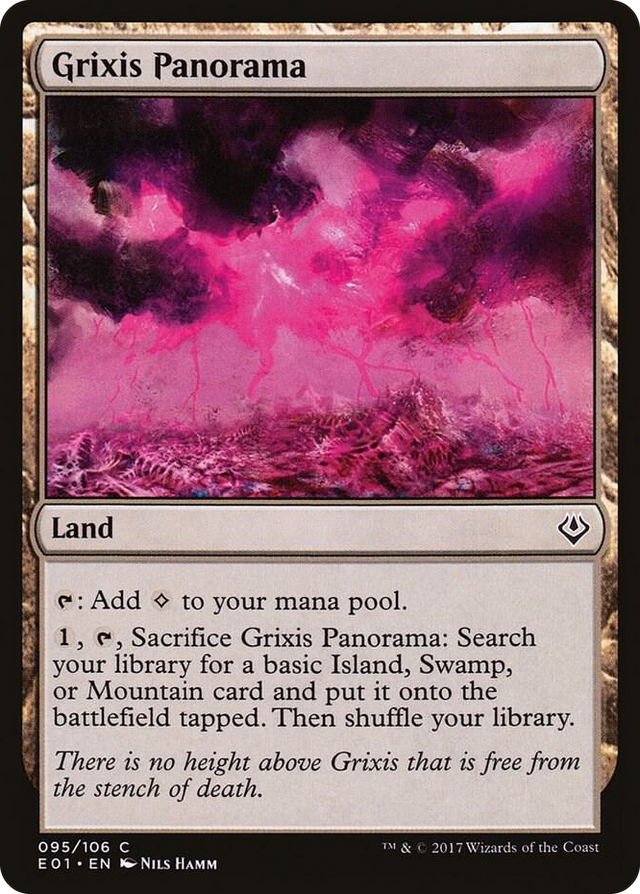 0095 Grixis Panorama C Archenemy: Nicol Bolas