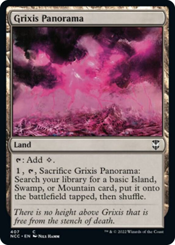 0407 Grixis Panorama C Commander: Streets of New Capenna