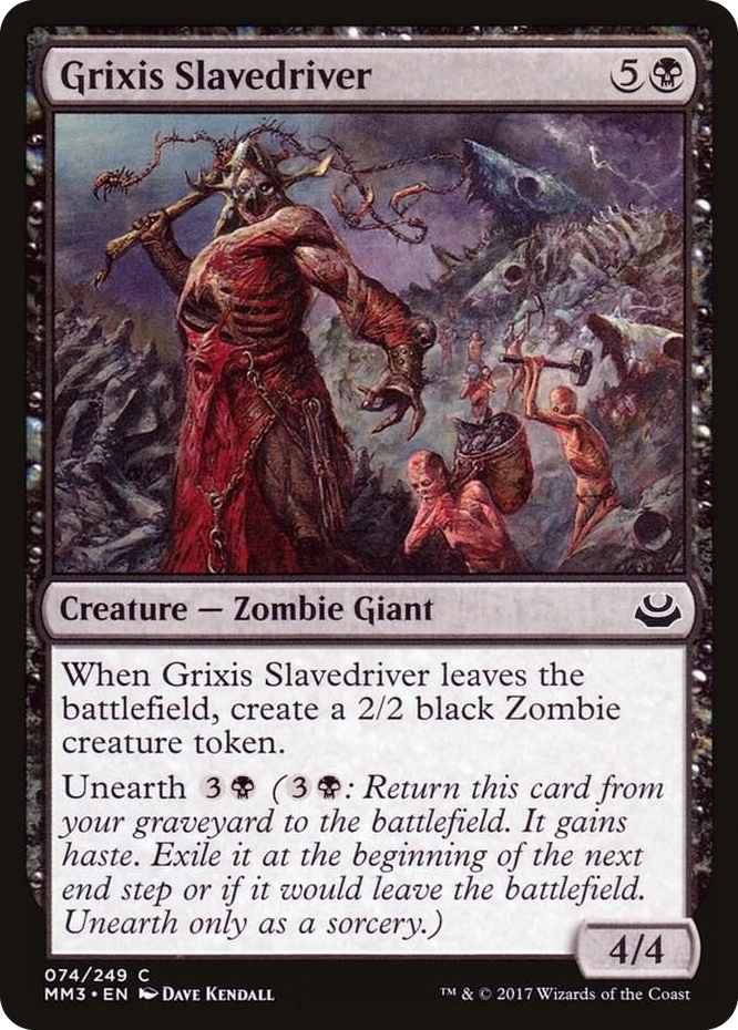 Grixis Slavedriver #74 C - Modern Masters 2017 Pokemon card