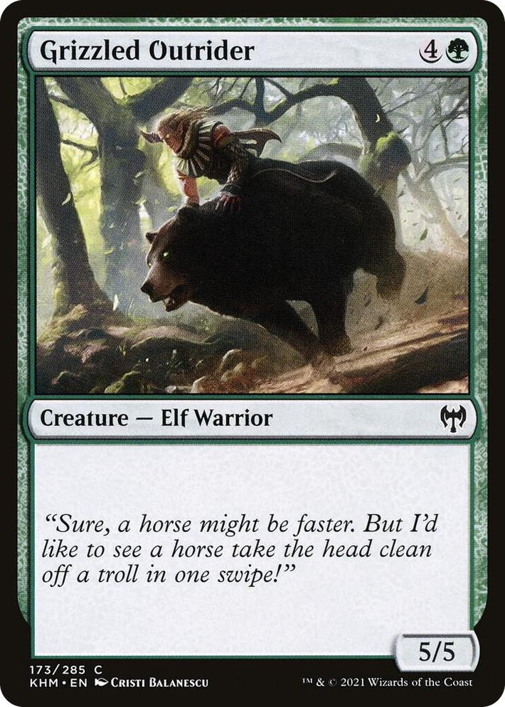 0173 Grizzled Outrider C Kaldheim