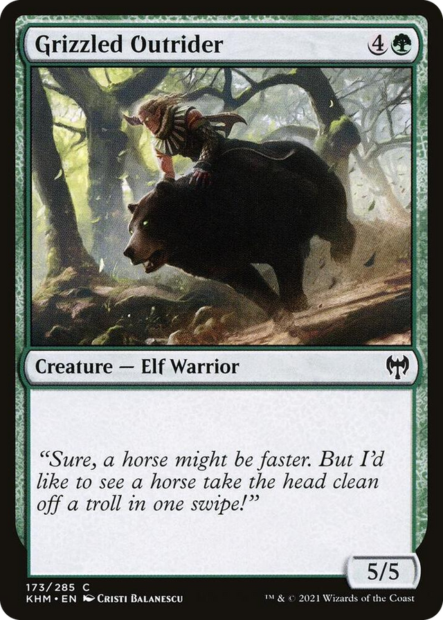 0173 Grizzled Outrider C Kaldheim