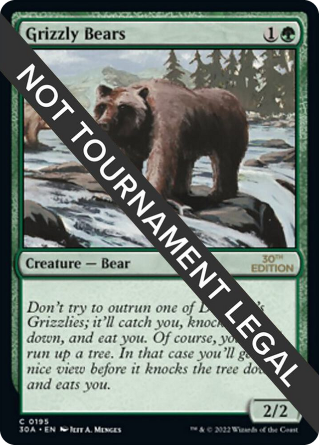 0195 Grizzly Bears C 30th Anniversary Edition