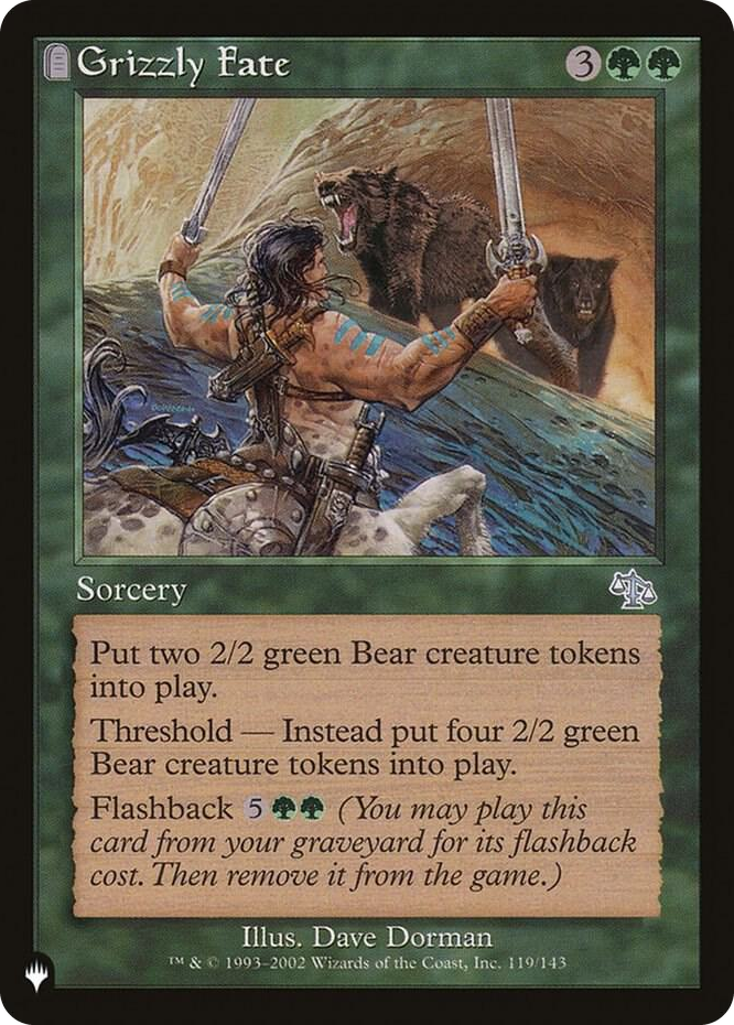 Grizzly Fate #119 U - The List Reprints Pokemon card
