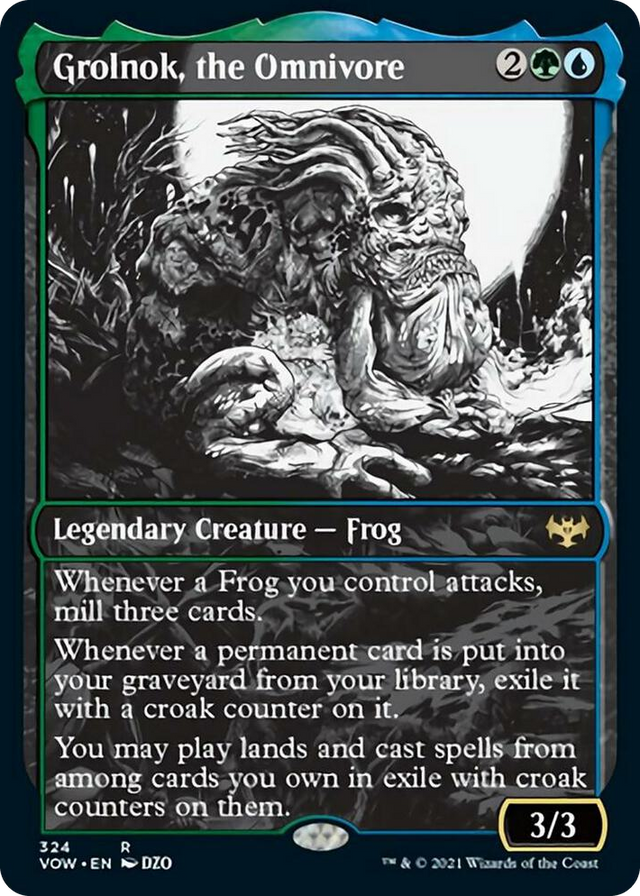 0324 Grolnok, the Omnivore (Showcase) R Innistrad: Crimson Vow