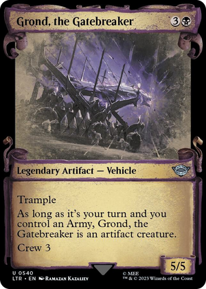 0540 Grond, the Gatebreaker (Showcase Scrolls) U Universes Beyond: The Lord of the Rings: Tales of Middle-earth