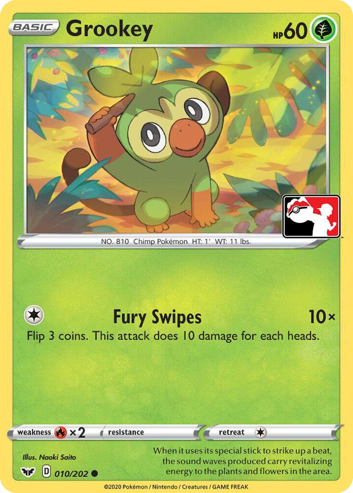 0011 Grookey (Library Exclusive) Common Miscellaneous Cards & Products
