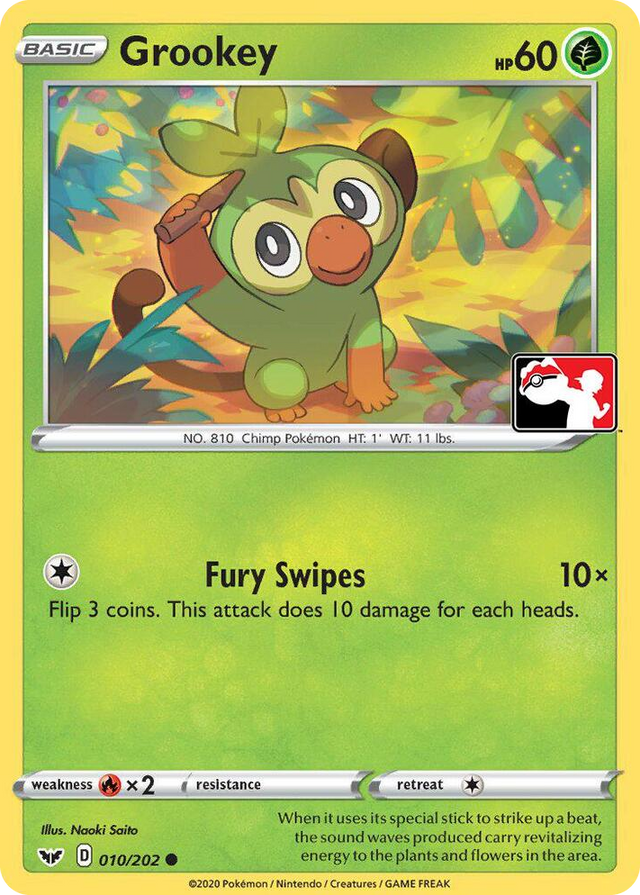 0011 Grookey (Library Exclusive) Common Miscellaneous Cards & Products