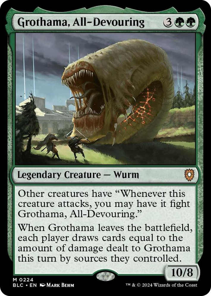 0224 Grothama, All-Devouring M Commander: Bloomburrow
