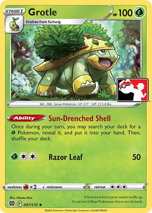 0007 Grotle Uncommon Prize Pack Series Cards
