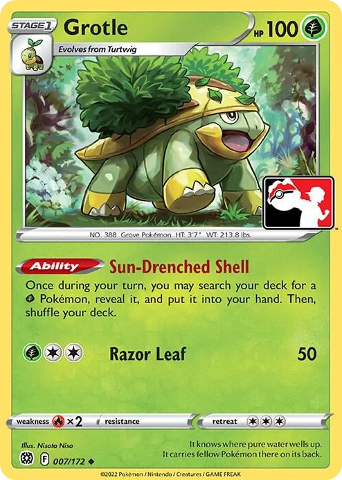 0007 Grotle Uncommon Prize Pack Series Cards