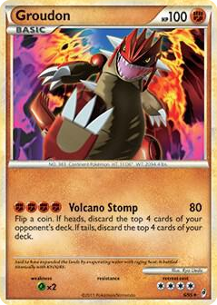0006 Groudon - 6/95 (Call of Legends) Rare Deck Exclusives