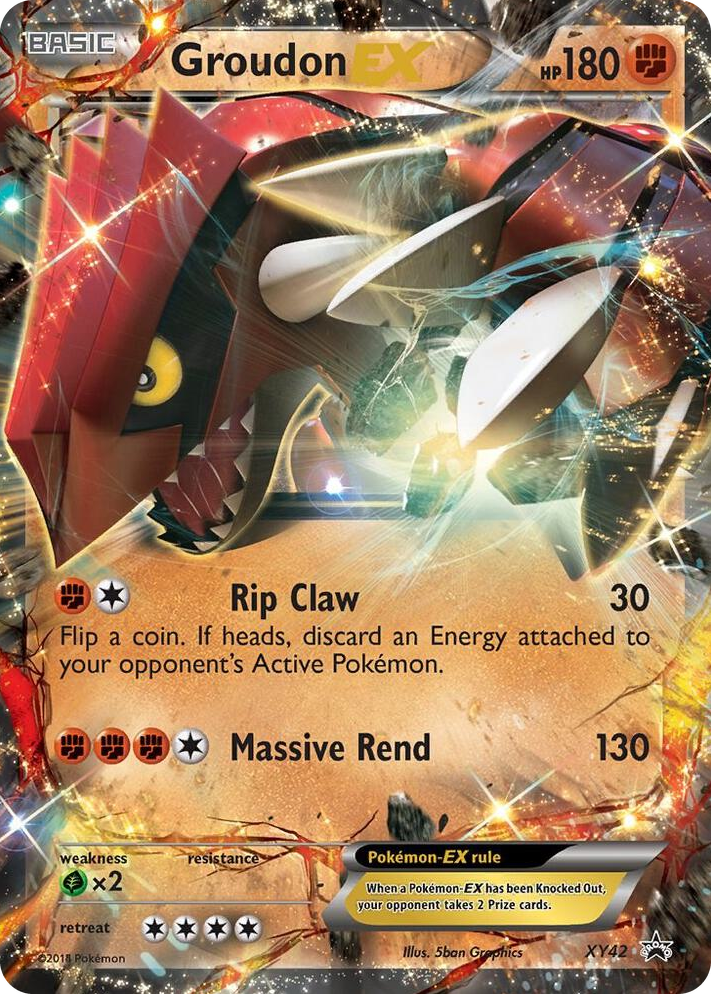 XY042 Groudon EX Promo XY Promos