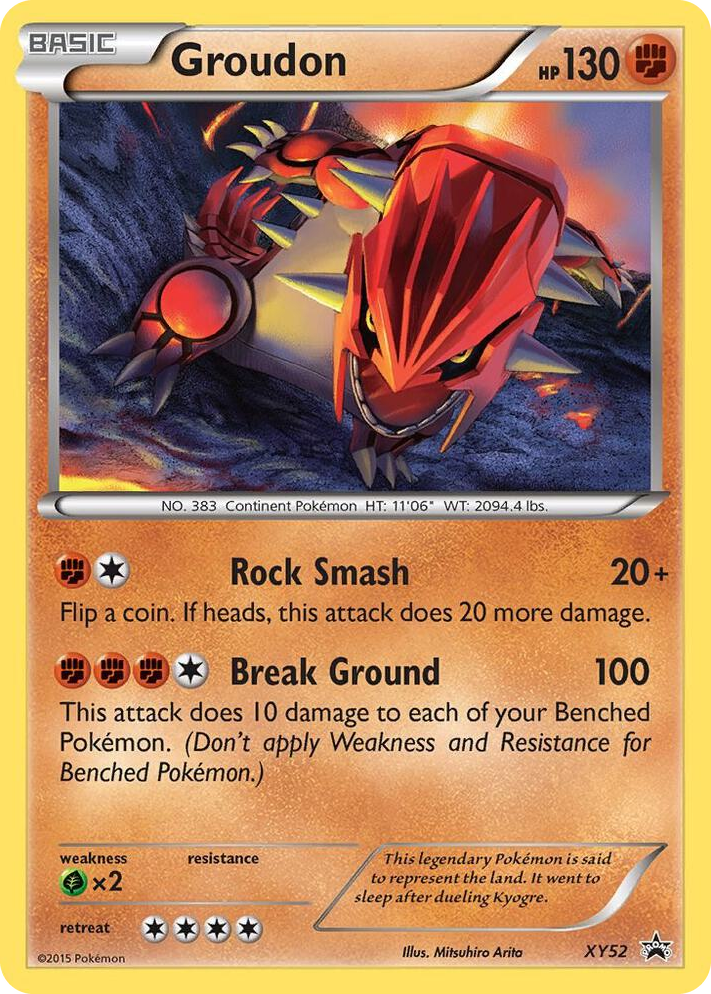 XY052 Groudon - XY52 Promo XY Promos