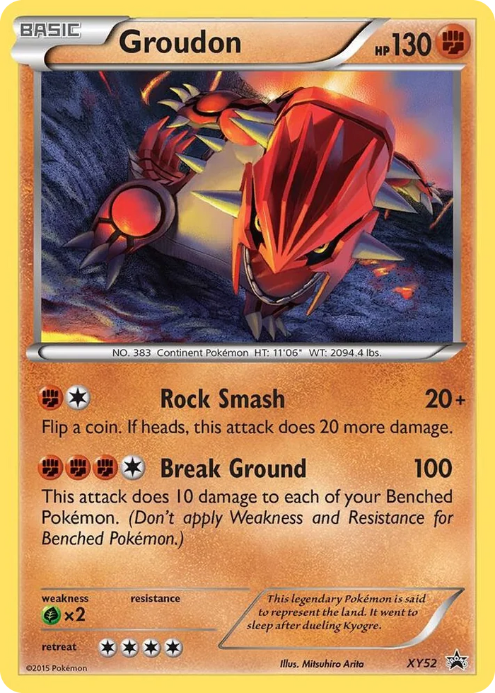 XY052 Groudon - XY52 Promo XY Promos
