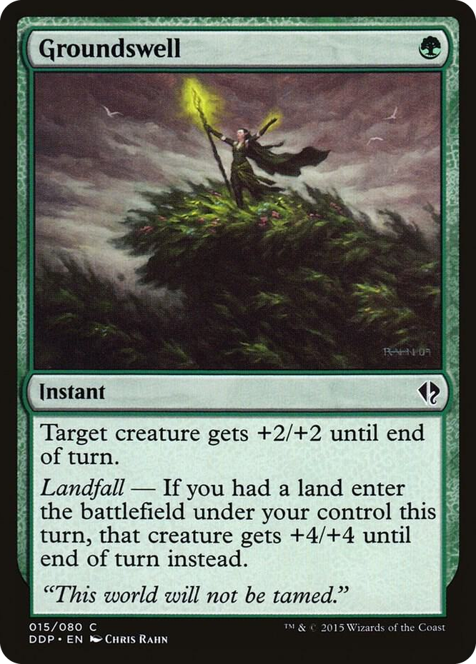 0015 Groundswell C Duel Decks: Zendikar vs. Eldrazi
