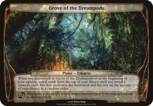 0018 Grove of the Dreampods (Planechase 2012) S Oversize Cards